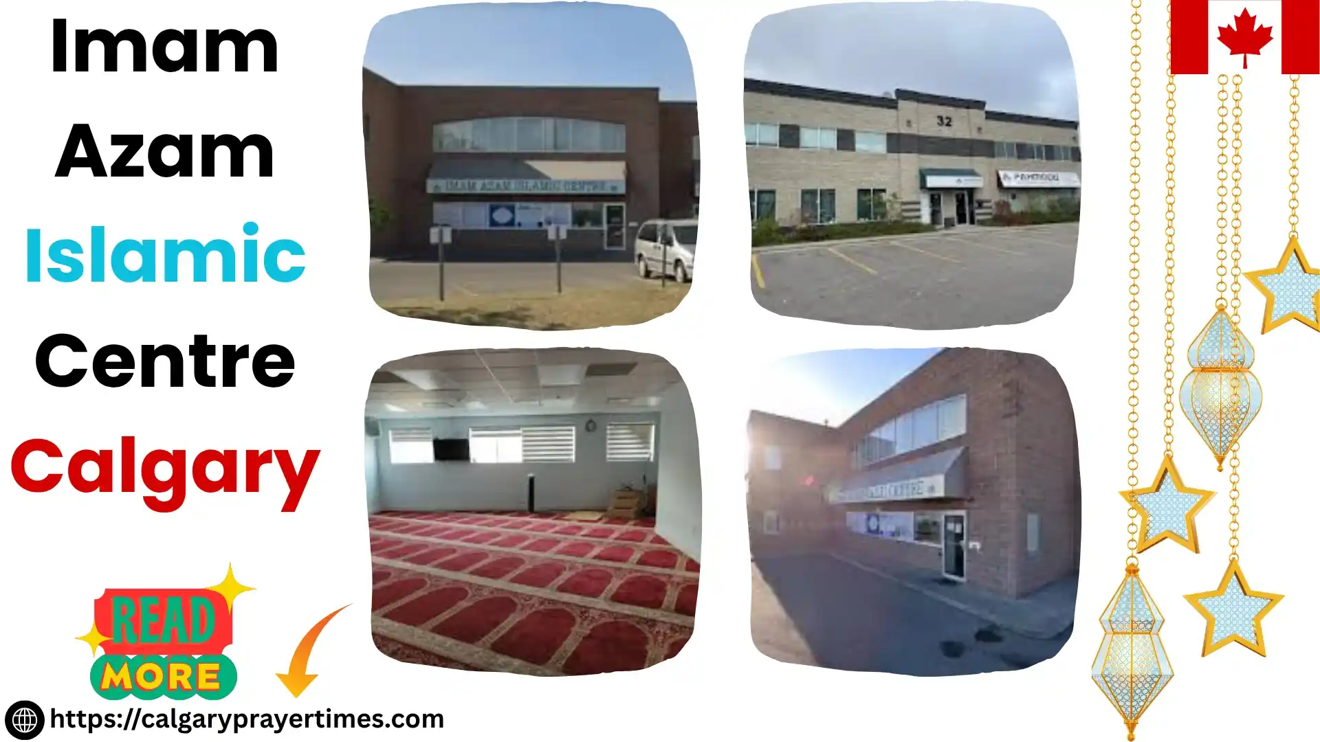 Imam Azam Islamic Centre Calgary - Mosque exterior and prayer facilities