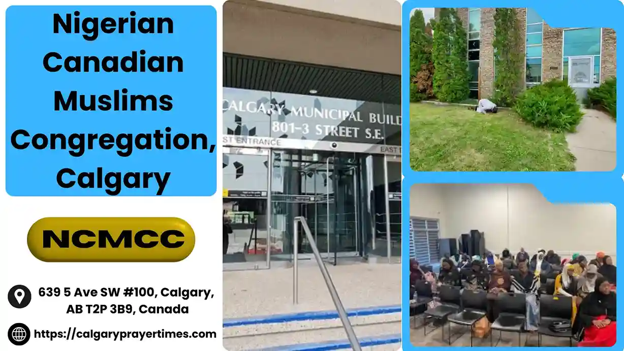 Members of the Nigerian Canadian Muslims Congregation (NCMCC) gathering in Calgary for a community event
