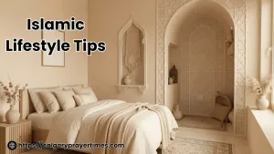 Simple Islamic lifestyle in a calm and peaceful home
