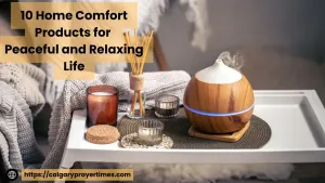 Cozy home setup with candles and soft lighting.