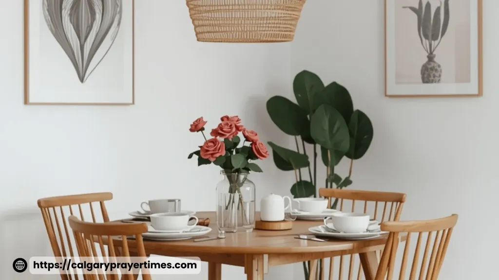 Dining table without phone