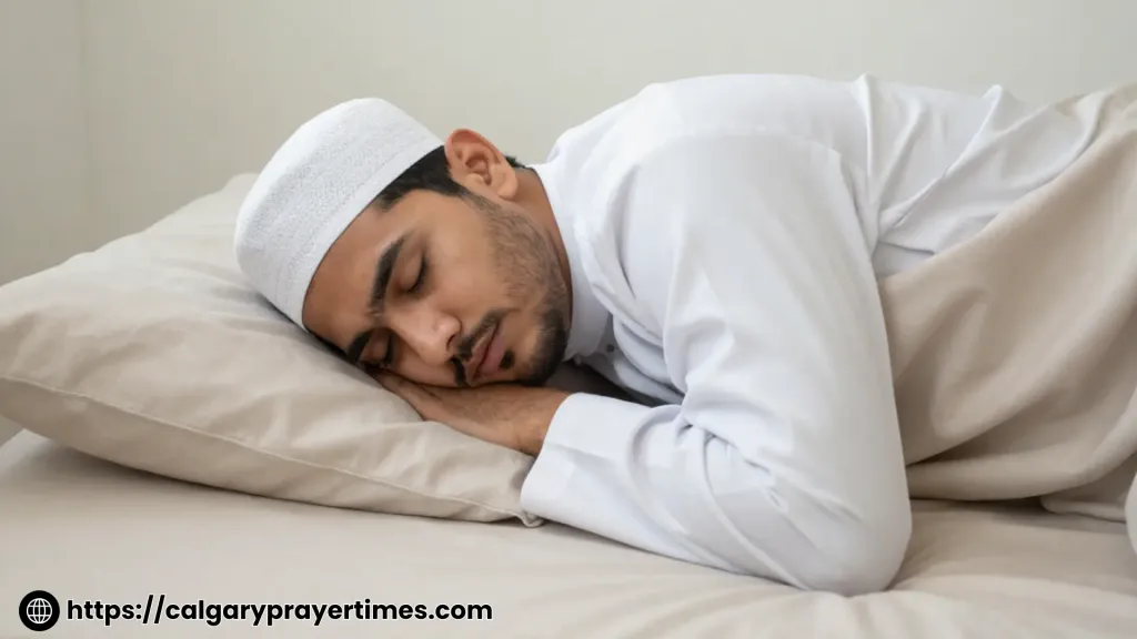 Sleeping on right side as Sunnah