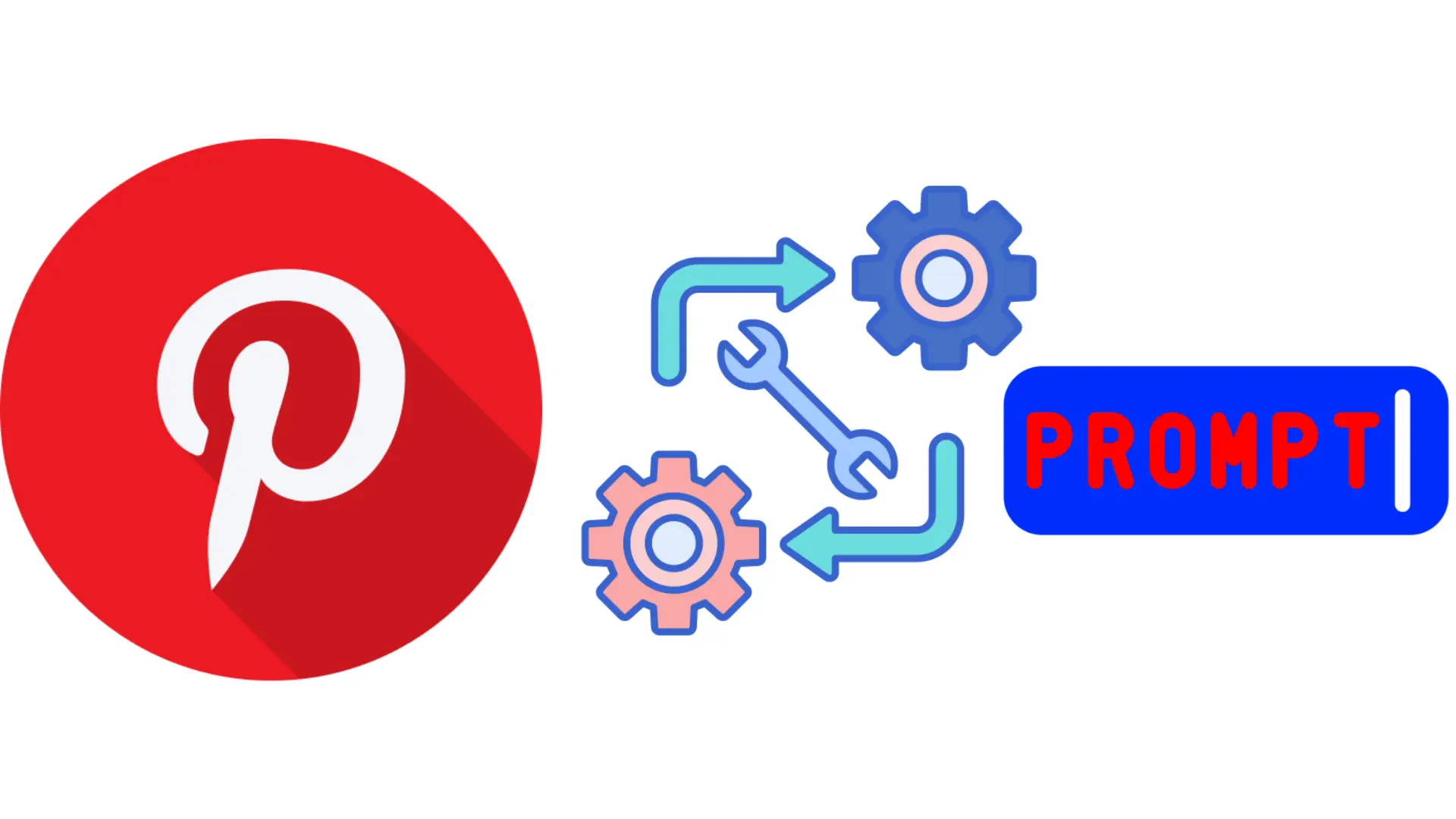 Pin Prompt Builder tool interface with text fields and preview panel.